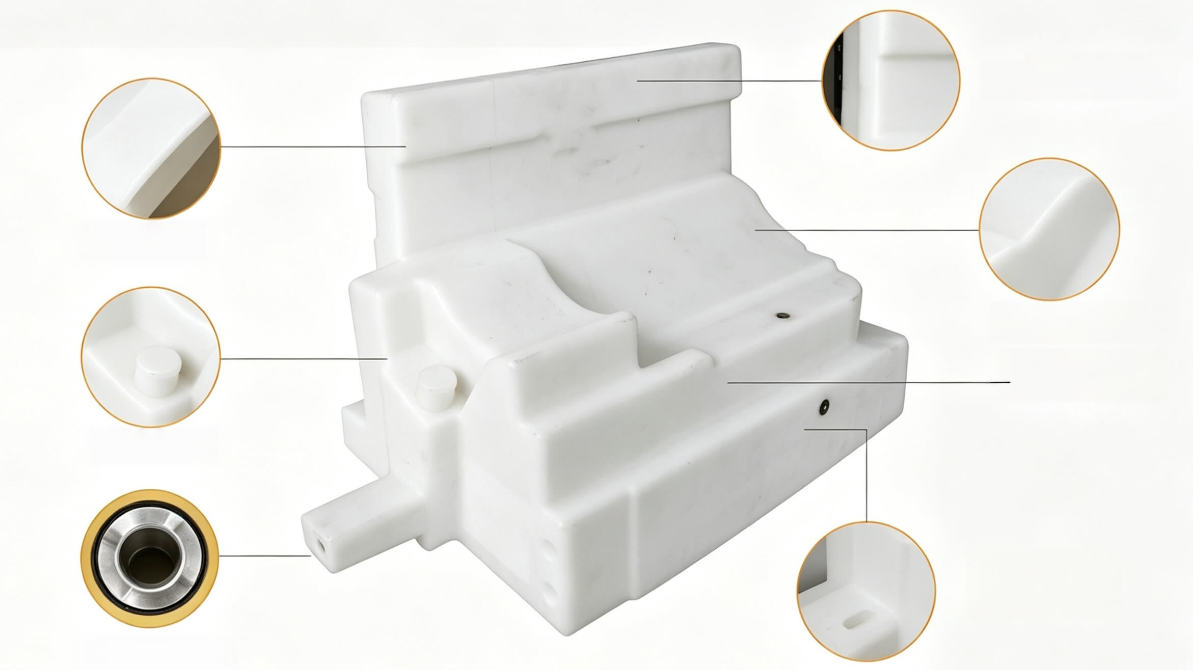 Custom Rotomolded Fuel Tank Components