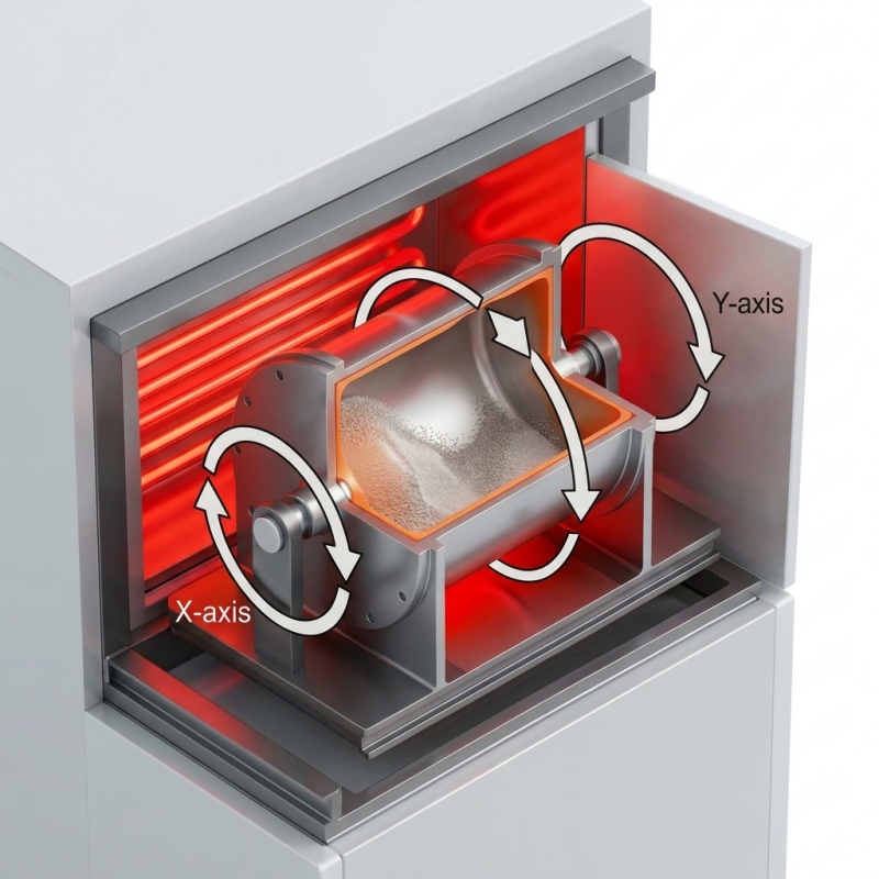 Biaxial Rotation + Heat Biaxial Rotation + Heat