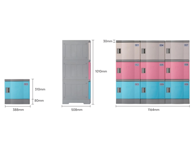 Wholesale Modular HDPE School Lockers