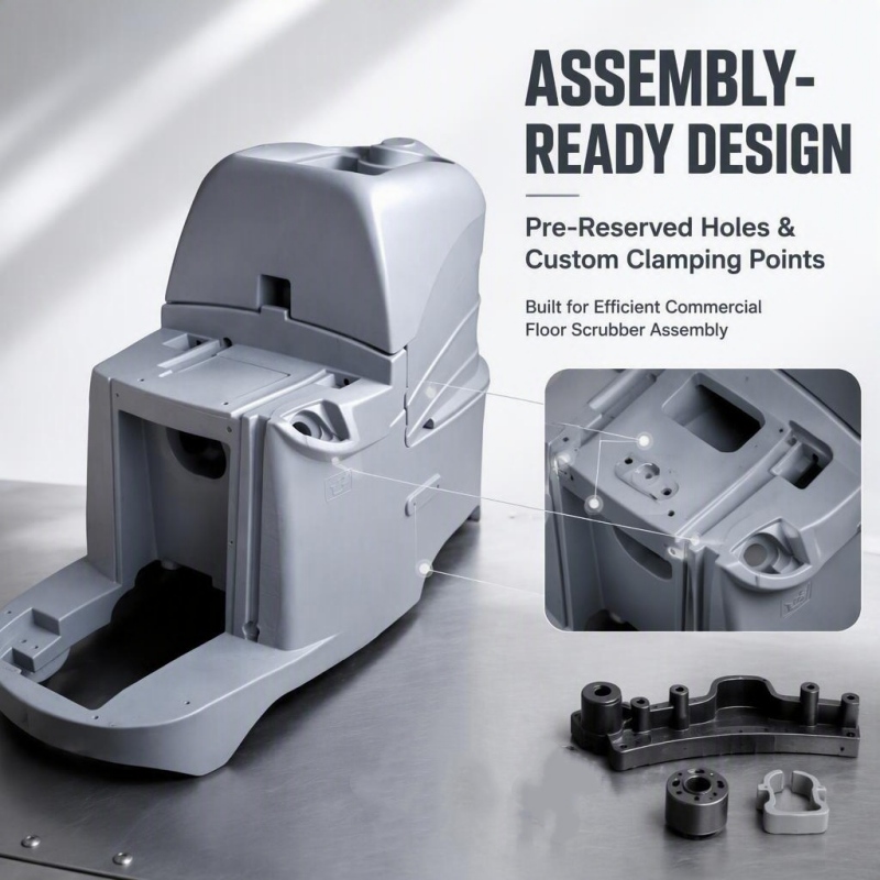 OEM Polyethylene Floor Scrubber Housing