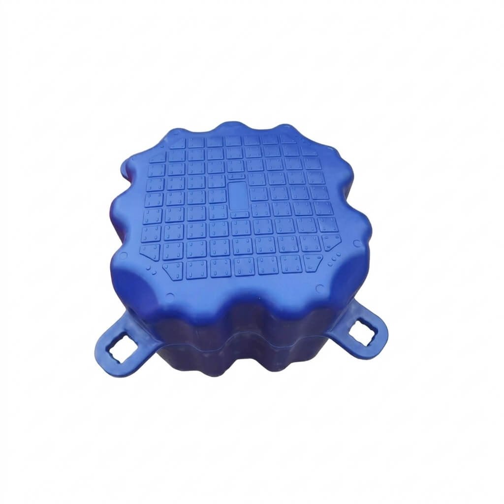 Rotomolded floating dock cube