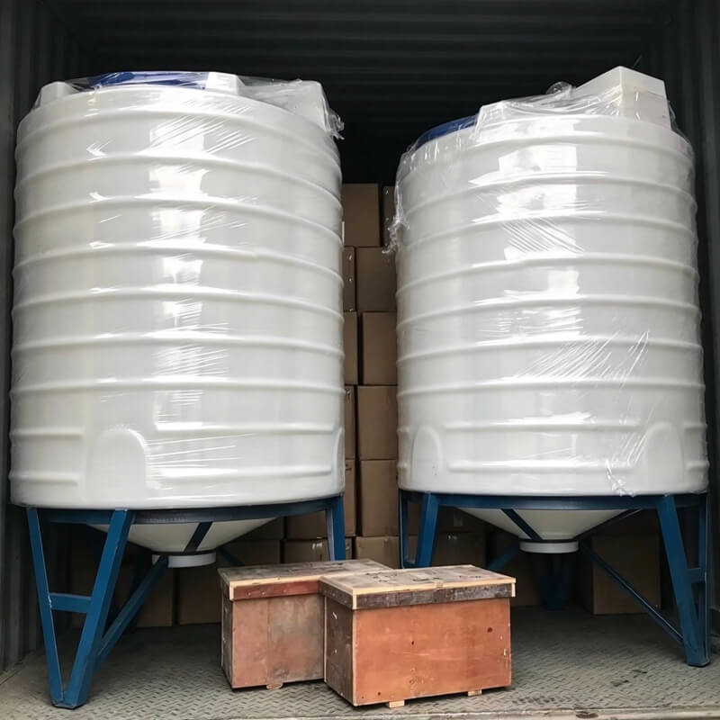 Custom Rotomolded Conical Water Tank