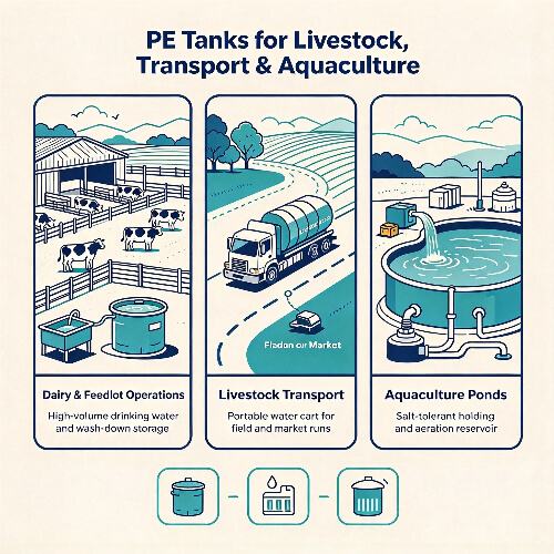 UV-Stabilized Farm Water Tank