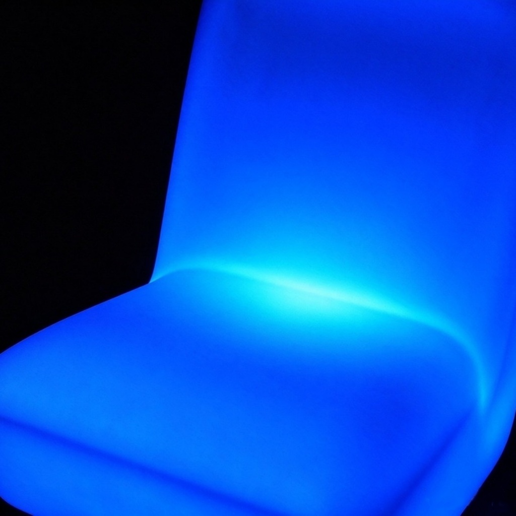 PE LED illuminated chair